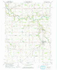Russiaville Indiana Historical topographic map, 1:24000 scale, 7.5 X 7.5 Minute, Year 1961