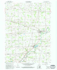 Saint Joe Indiana Historical topographic map, 1:24000 scale, 7.5 X 7.5 Minute, Year 1958