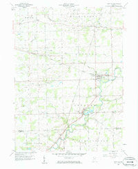 Saint Joe Indiana Historical topographic map, 1:24000 scale, 7.5 X 7.5 Minute, Year 1958