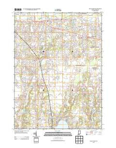 Saint John Indiana Historical topographic map, 1:24000 scale, 7.5 X 7.5 Minute, Year 2013