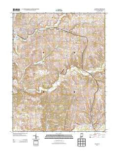 Salem Indiana Historical topographic map, 1:24000 scale, 7.5 X 7.5 Minute, Year 2013