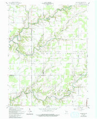 San Jacinto Indiana Historical topographic map, 1:24000 scale, 7.5 X 7.5 Minute, Year 1959