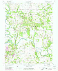 Sandy Hook Indiana Historical topographic map, 1:24000 scale, 7.5 X 7.5 Minute, Year 1958