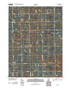 Servia Indiana Historical topographic map, 1:24000 scale, 7.5 X 7.5 Minute, Year 2010