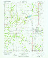 Shelburn Indiana Historical topographic map, 1:24000 scale, 7.5 X 7.5 Minute, Year 1963