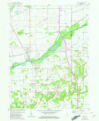 Shelby Indiana Historical topographic map, 1:24000 scale, 7.5 X 7.5 Minute, Year 1959