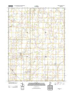 Shirley Indiana Historical topographic map, 1:24000 scale, 7.5 X 7.5 Minute, Year 2013
