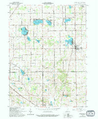 Silver Lake Indiana Historical topographic map, 1:24000 scale, 7.5 X 7.5 Minute, Year 1961