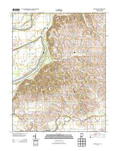 Solitude Indiana Historical topographic map, 1:24000 scale, 7.5 X 7.5 Minute, Year 2013