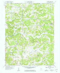 Solsberry Indiana Historical topographic map, 1:24000 scale, 7.5 X 7.5 Minute, Year 1956