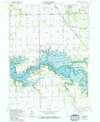 Somerset Indiana Historical topographic map, 1:24000 scale, 7.5 X 7.5 Minute, Year 1969
