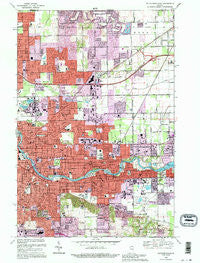 South Bend East Indiana Historical topographic map, 1:24000 scale, 7.5 X 7.5 Minute, Year 1992