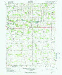 South Whitley East Indiana Historical topographic map, 1:24000 scale, 7.5 X 7.5 Minute, Year 1962