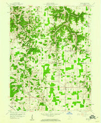 Spades Indiana Historical topographic map, 1:24000 scale, 7.5 X 7.5 Minute, Year 1958