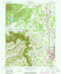 Speed Indiana Historical topographic map, 1:24000 scale, 7.5 X 7.5 Minute, Year 1963