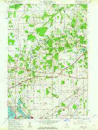 Springville Indiana Historical topographic map, 1:24000 scale, 7.5 X 7.5 Minute, Year 1958