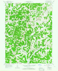 Stanford Indiana Historical topographic map, 1:24000 scale, 7.5 X 7.5 Minute, Year 1956