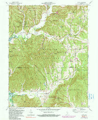 Story Indiana Historical topographic map, 1:24000 scale, 7.5 X 7.5 Minute, Year 1967