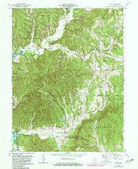 Story Indiana Historical topographic map, 1:24000 scale, 7.5 X 7.5 Minute, Year 1967