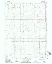 Tab Indiana Historical topographic map, 1:24000 scale, 7.5 X 7.5 Minute, Year 1961