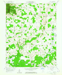 Tampico Indiana Historical topographic map, 1:24000 scale, 7.5 X 7.5 Minute, Year 1959