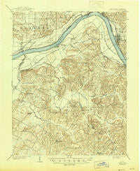 Tell City Indiana Historical topographic map, 1:62500 scale, 15 X 15 Minute, Year 1903