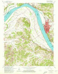 Tell City Indiana Historical topographic map, 1:24000 scale, 7.5 X 7.5 Minute, Year 1961
