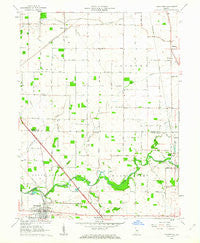 Thorntown Indiana Historical topographic map, 1:24000 scale, 7.5 X 7.5 Minute, Year 1962