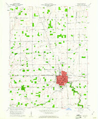 Tipton Indiana Historical topographic map, 1:24000 scale, 7.5 X 7.5 Minute, Year 1960