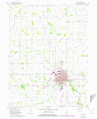 Tipton Indiana Historical topographic map, 1:24000 scale, 7.5 X 7.5 Minute, Year 1960