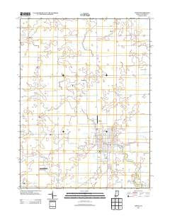 Tipton Indiana Historical topographic map, 1:24000 scale, 7.5 X 7.5 Minute, Year 2013