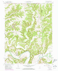 Tunnelton Indiana Historical topographic map, 1:24000 scale, 7.5 X 7.5 Minute, Year 1958
