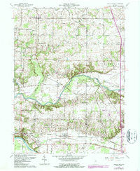 Twelve Mile Indiana Historical topographic map, 1:24000 scale, 7.5 X 7.5 Minute, Year 1963