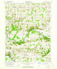 Twelve Mile Indiana Historical topographic map, 1:24000 scale, 7.5 X 7.5 Minute, Year 1963