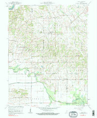 Union Indiana Historical topographic map, 1:24000 scale, 7.5 X 7.5 Minute, Year 1961