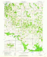 Union Indiana Historical topographic map, 1:24000 scale, 7.5 X 7.5 Minute, Year 1961