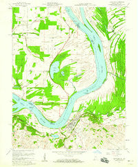 Uniontown Kentucky Historical topographic map, 1:24000 scale, 7.5 X 7.5 Minute, Year 1958