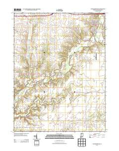 Veedersburg Indiana Historical topographic map, 1:24000 scale, 7.5 X 7.5 Minute, Year 2013