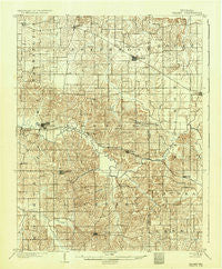 Velpen Indiana Historical topographic map, 1:62500 scale, 15 X 15 Minute, Year 1903