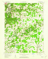 Vernon Indiana Historical topographic map, 1:24000 scale, 7.5 X 7.5 Minute, Year 1959