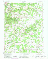 Vernon Indiana Historical topographic map, 1:24000 scale, 7.5 X 7.5 Minute, Year 1959