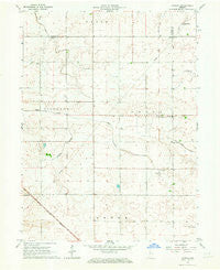 Wadena Indiana Historical topographic map, 1:24000 scale, 7.5 X 7.5 Minute, Year 1962