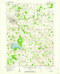 Walkerton Indiana Historical topographic map, 1:24000 scale, 7.5 X 7.5 Minute, Year 1958