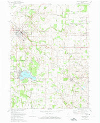 Walkerton Indiana Historical topographic map, 1:24000 scale, 7.5 X 7.5 Minute, Year 1972