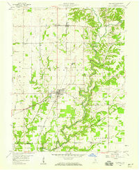 Westport Indiana Historical topographic map, 1:24000 scale, 7.5 X 7.5 Minute, Year 1958