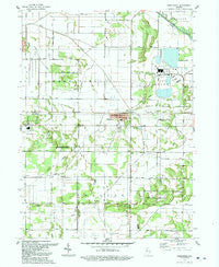 Wheatfield Indiana Historical topographic map, 1:24000 scale, 7.5 X 7.5 Minute, Year 1992