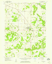 Wheatfield Indiana Historical topographic map, 1:24000 scale, 7.5 X 7.5 Minute, Year 1957