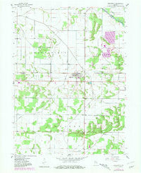 Wheatfield Indiana Historical topographic map, 1:24000 scale, 7.5 X 7.5 Minute, Year 1957