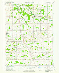 Wheeling Indiana Historical topographic map, 1:24000 scale, 7.5 X 7.5 Minute, Year 1960
