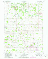 Wheeling Indiana Historical topographic map, 1:24000 scale, 7.5 X 7.5 Minute, Year 1960